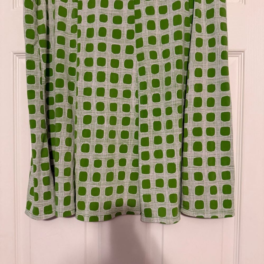 George Green Squares A-Line Midi Skirt - Picture 5 of 8